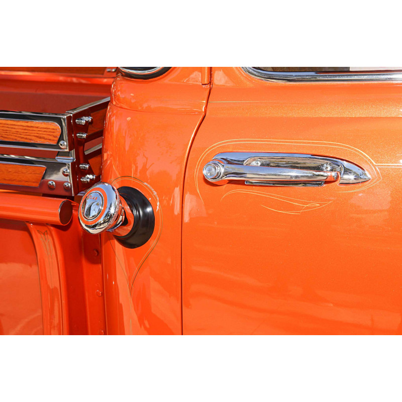 Moldura Maçaneta Externa Boca de Sapo 52 a 53 Cromada - Par