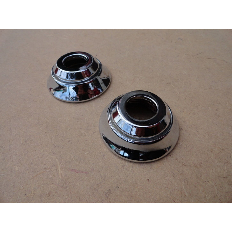 Moldura Maçaneta Manivela Interna Cromada Aero Willys - Par