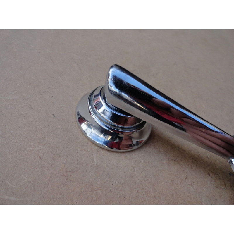 Moldura Maçaneta Manivela Interna Cromada Aero Willys - Par
