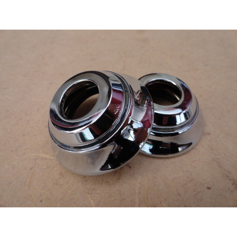 Moldura Maçaneta Manivela Interna Cromada Aero Willys - Par