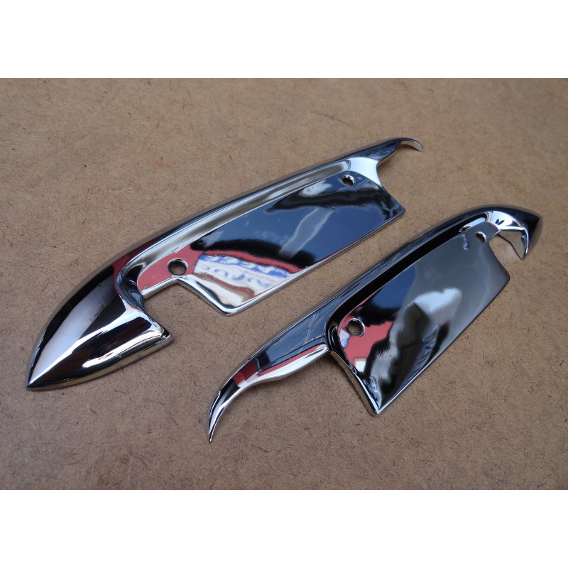 Moldura Maçaneta Externa Chevrolet Brasil Cromada - Par