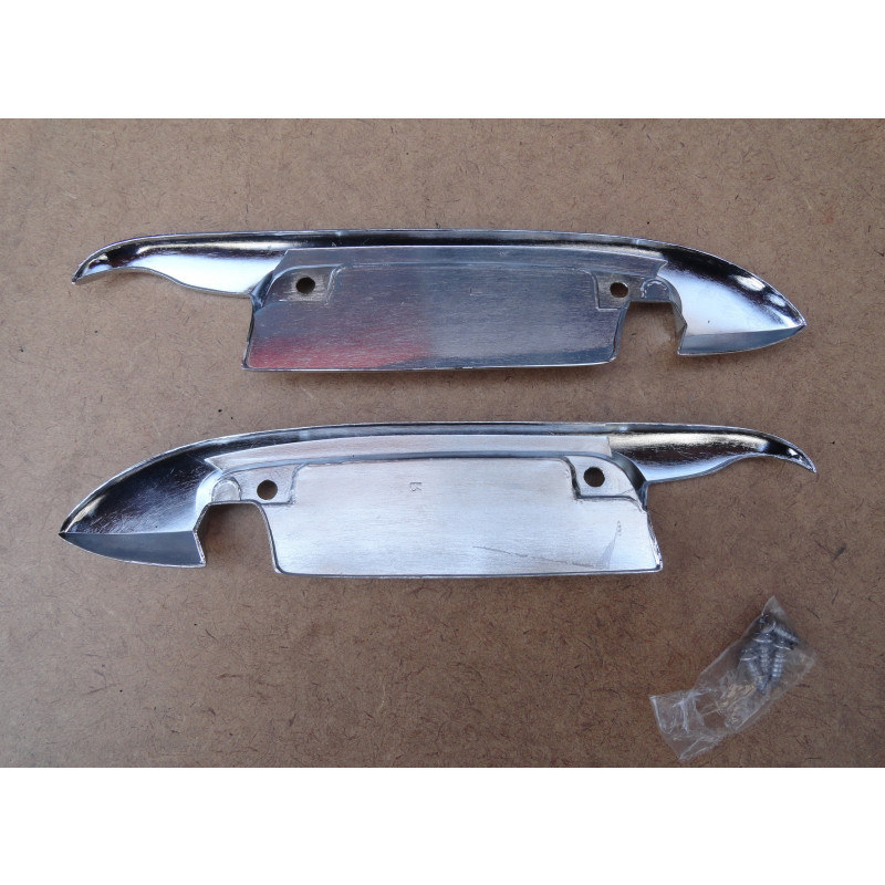 Moldura Maçaneta Externa Chevrolet Brasil Cromada - Par