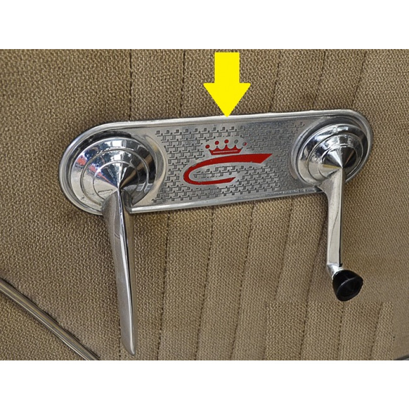 Moldura Maçaneta E Manivela Simca Chambord Tufão Usada