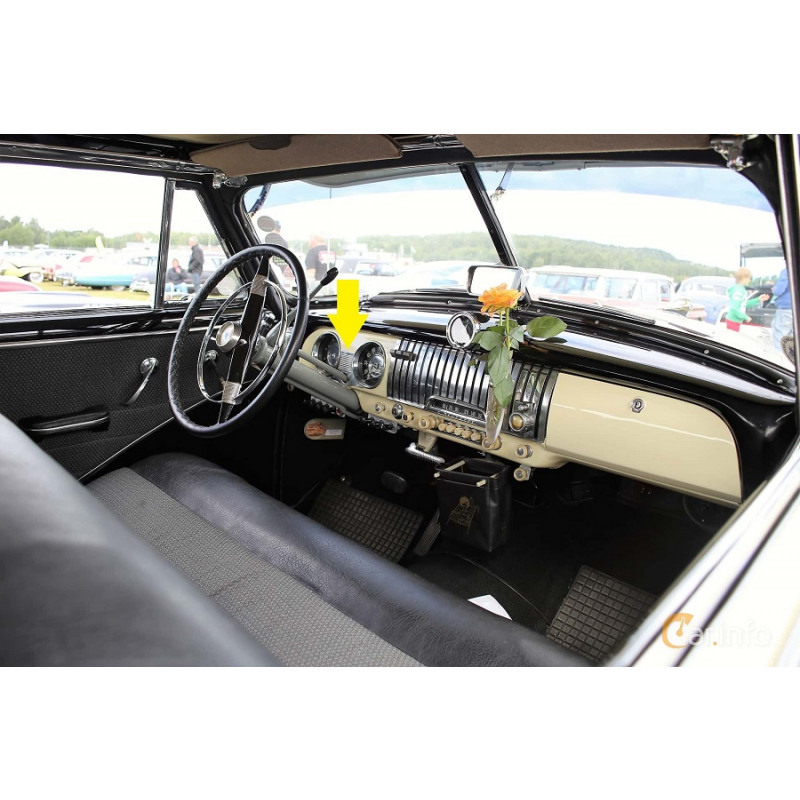 Moldura Painel Entre Relógios Chevrolet Bel Air 1951 e 1952 Original Usado