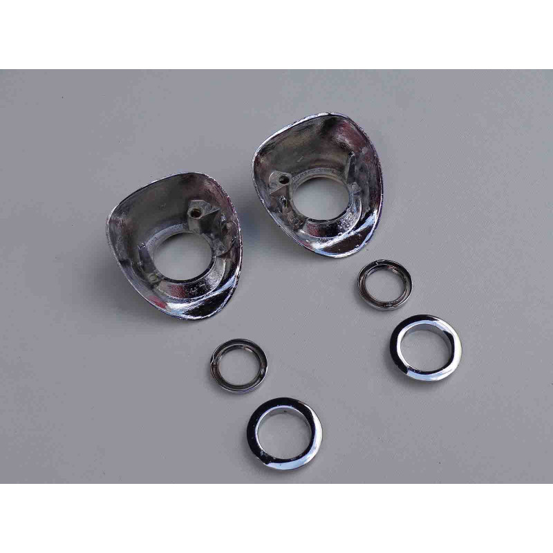 Moldura Pivô Braço Limpador Bel Air Impala 1959 Original Novo - Par