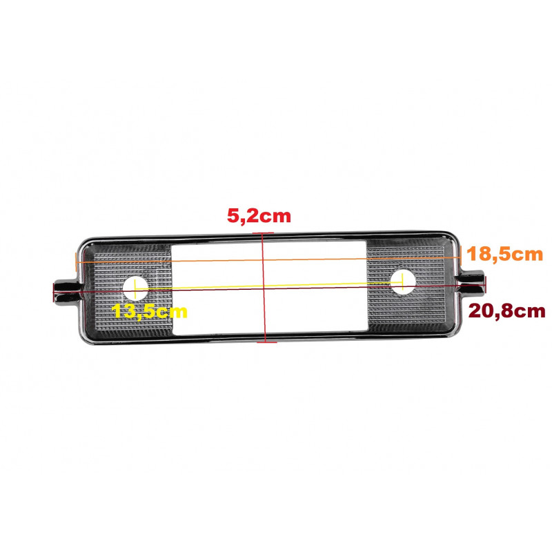 Moldura Aro Rádio Fusca até 1970 1ª Série C/ Friso Cromado