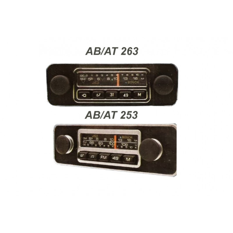 Moldura Aro Rádio Volkswagen Fusca Bosch AB AT 253 263 Novo