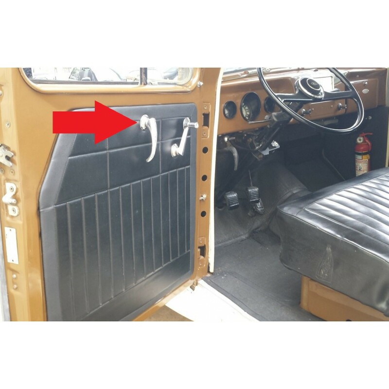 Moldura Maçaneta Manivela Interna Galvanizada Roseta  Rural/F-75 