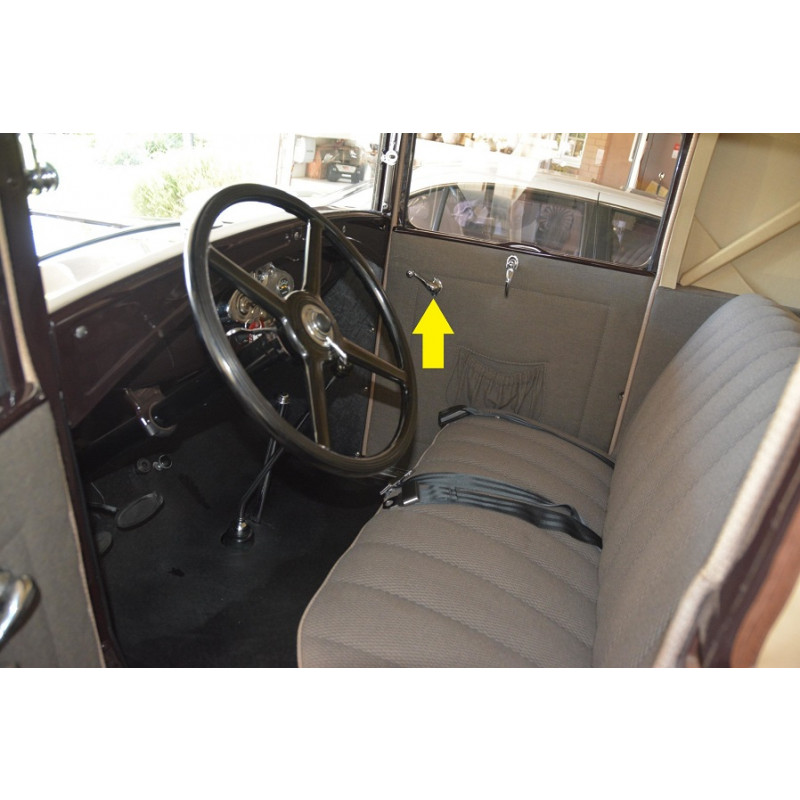 Moldura Roseta Manivela Vidro Ford A 1928 a 1931 Fordinho Deluxe Importada - Unitário