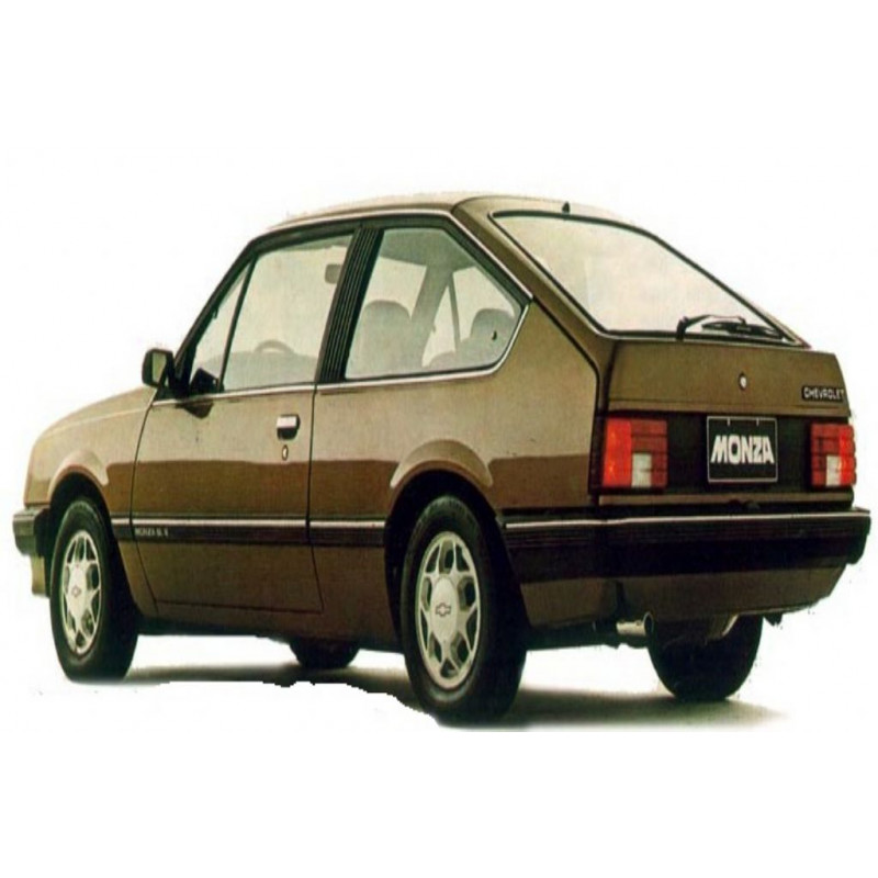 Monza 82 à 96 - Maçaneta Externa Porta Sem Chave Cromada Direito