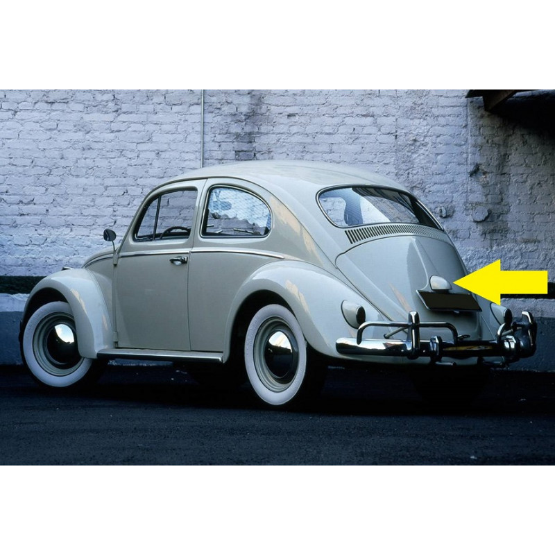 Nariz Bruxa Lanterna Placa Fusca 1959 a 1964 Novo Reprodução