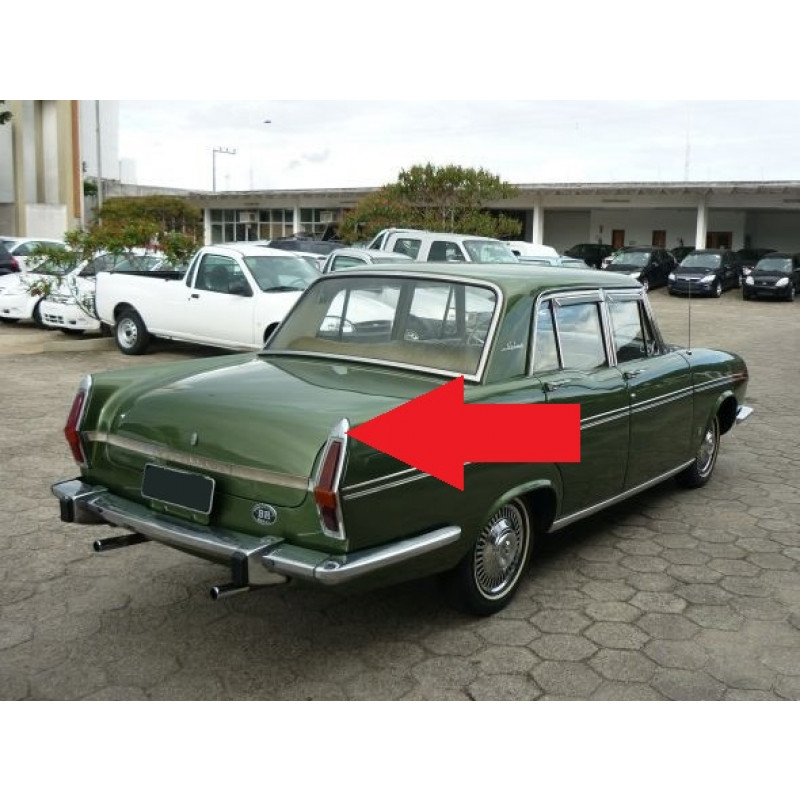 Aro Lanterna Traseira Simca Regente Esplanada 66 à 67 Original Usado - Par