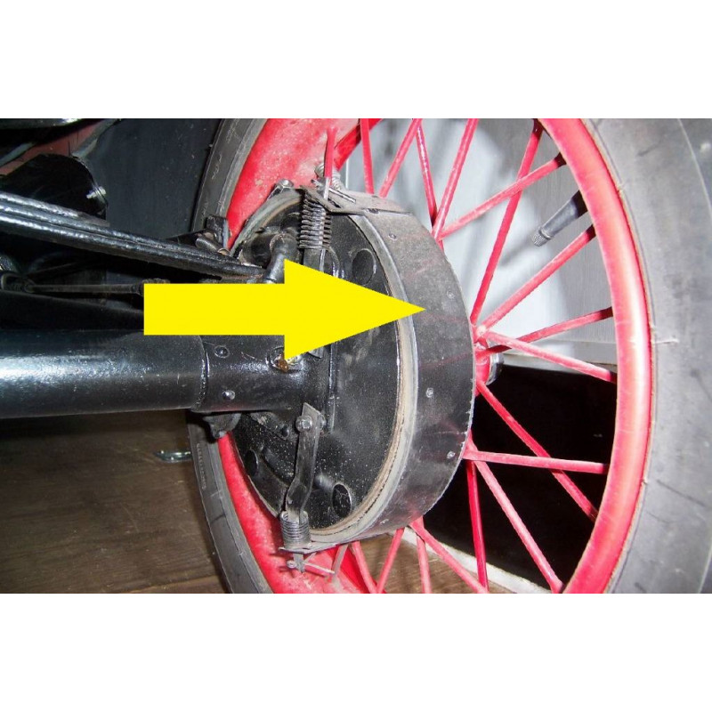 Campana do Freio Traseiro em Ferro Fundido Nova - Par