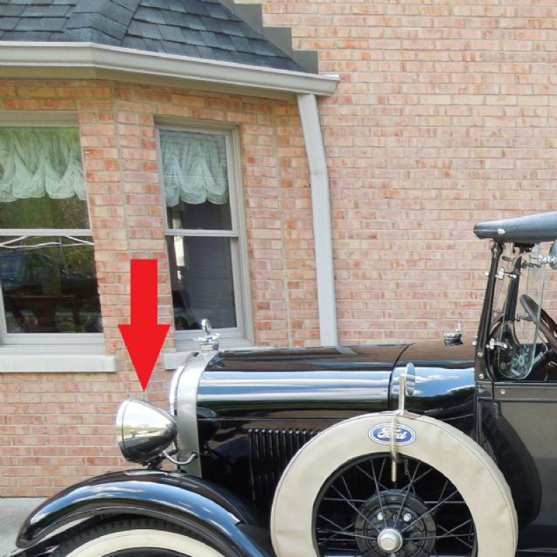 Farol Dianteiro Completo com Pezinho Ford 28 à 29 - Par