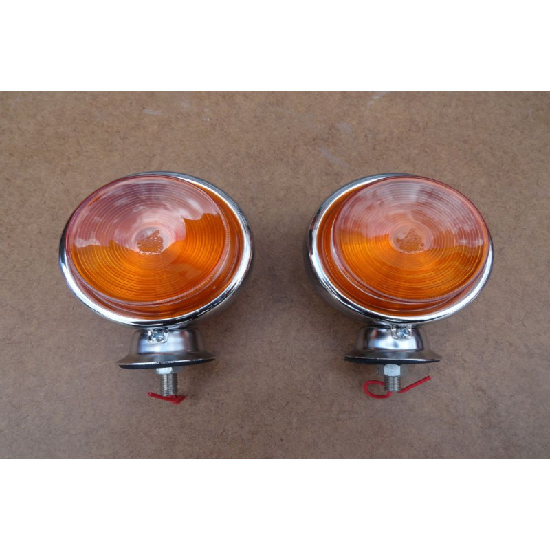 Lanterna  Paralama Chevrolet Brasil 58 à 63 Cromada - Par
