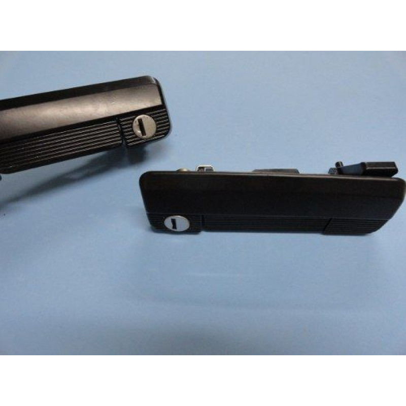 Maçaneta Externa Preta Fiat 147 - Par
