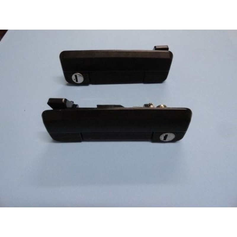 Maçaneta Externa Preta Fiat 147 - Par