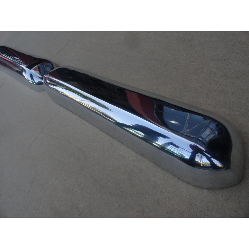 Parachoque Traseiro C-10 A-10 D-10 Alumínio Polido Novo - Par