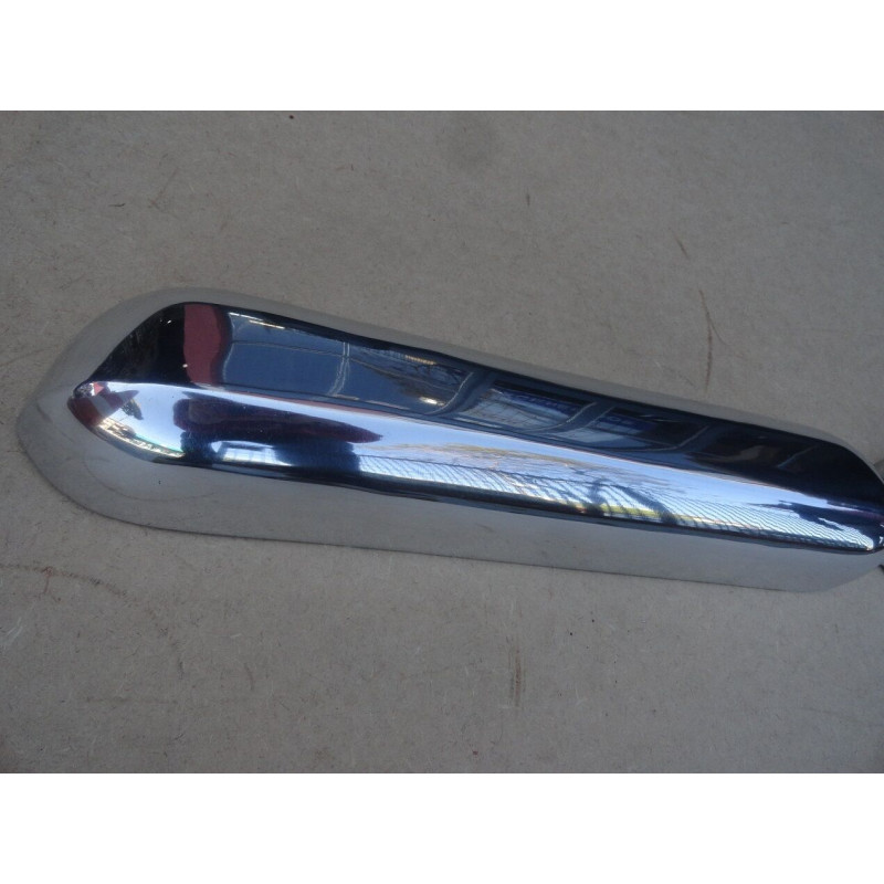 Parachoque Traseiro C-10 A-10 D-10 Alumínio Polido Novo - Par