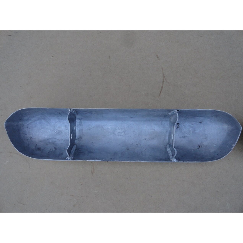 Parachoque Traseiro C-10 A-10 D-10 Alumínio Polido Novo - Par