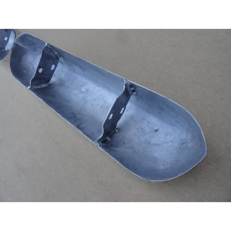 Parachoque Traseiro C-10 A-10 D-10 Alumínio Polido Novo - Par