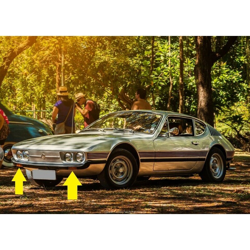 Pisca Dianteiro Âmbar SP2 - Par