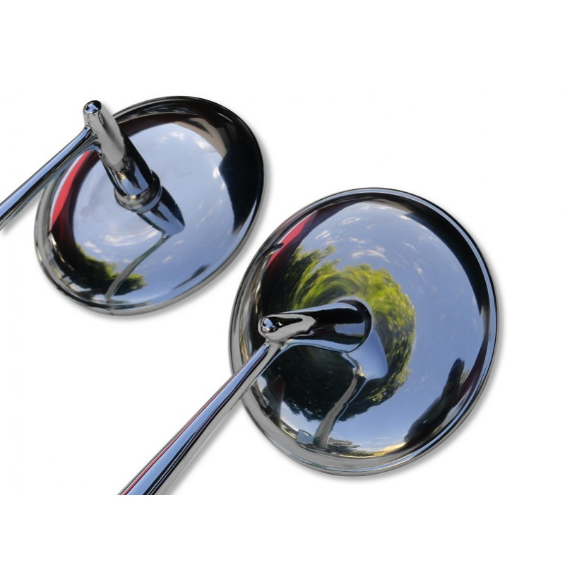 Retrovisor Externo Chevrolet Brasil 3100 Cromado - Par