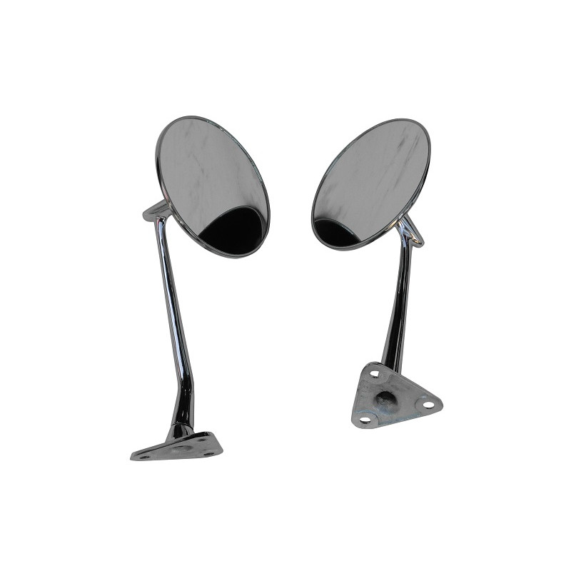 Retrovisor Externo Chevrolet Brasil 3100 Cromado - Par