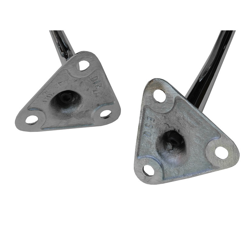 Retrovisor Externo Chevrolet Brasil 3100 Cromado - Par