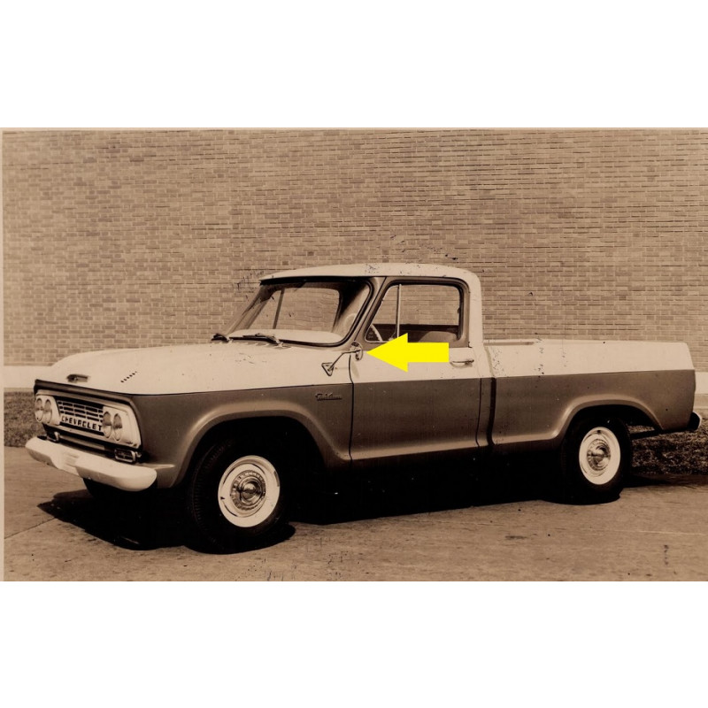 Retrovisor Externo Chevrolet Brasil 3100 Cromado - Par