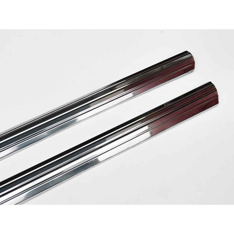 Friso da Caixa de Ar Simca Chambord Rallye Esplanada Em Inox Novo Par 