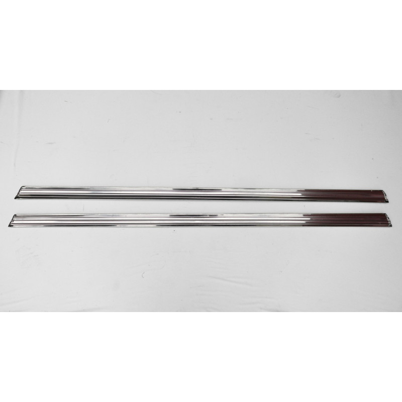 Friso da Caixa de Ar Simca Chambord Rallye Esplanada Em Inox Novo Par 