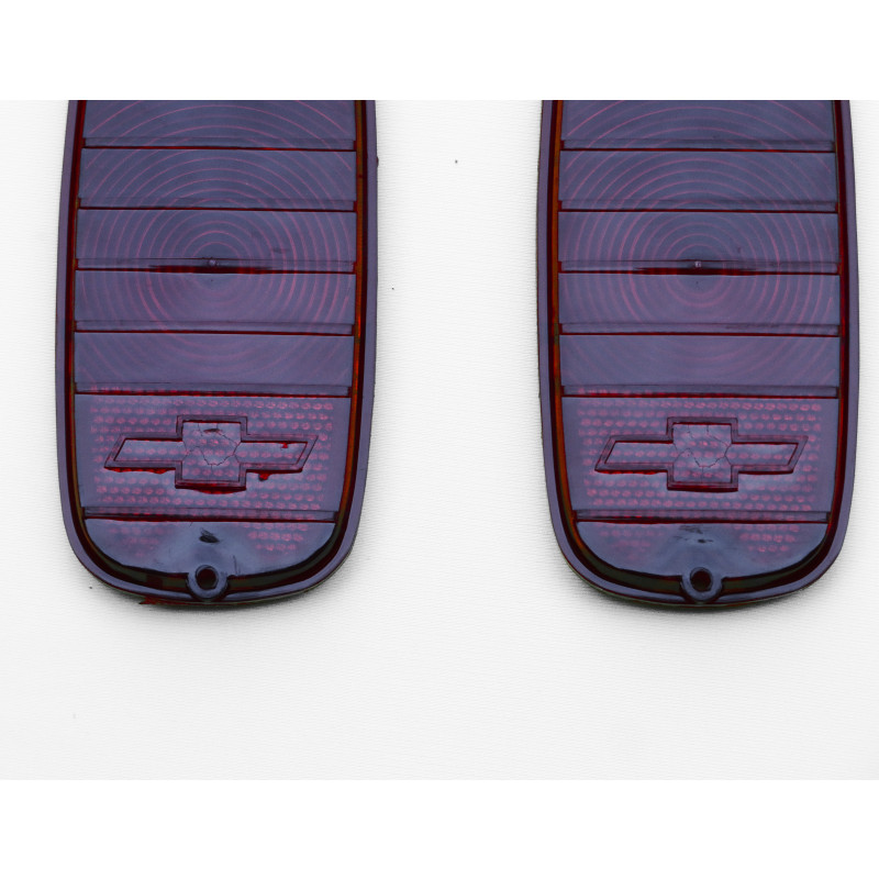 Lente Lanterna Traseira C-14 C-15 C-10 A-10 D-10 Nova c/ Logo Chevrolet Par