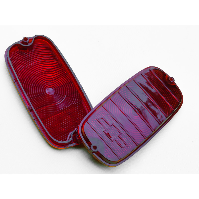 Lente Lanterna Traseira C-14 C-15 C-10 A-10 D-10 Nova c/ Logo Chevrolet Par