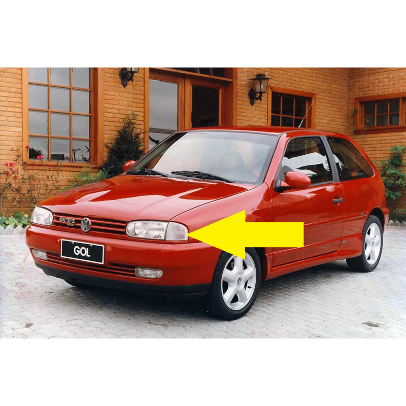 Pisca Dianteiro Gol Parati Bola G2 até 99 Cristal Modelo Cibié Novo Par 