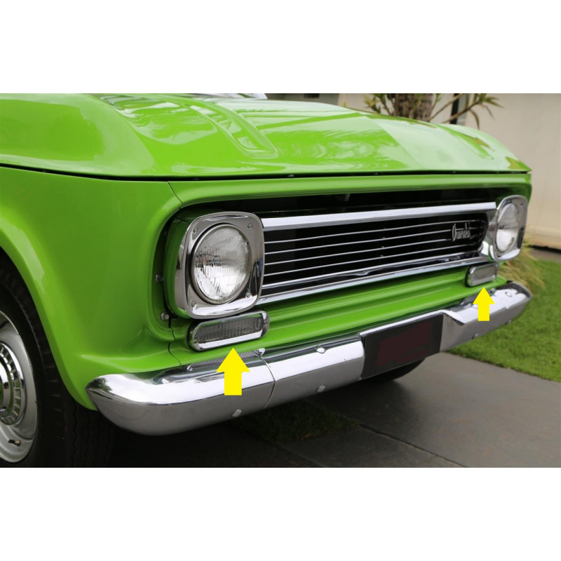 Pisca Dianteiro C-14 C-10 D-10 Veraneio Caminhão Plástico - Par