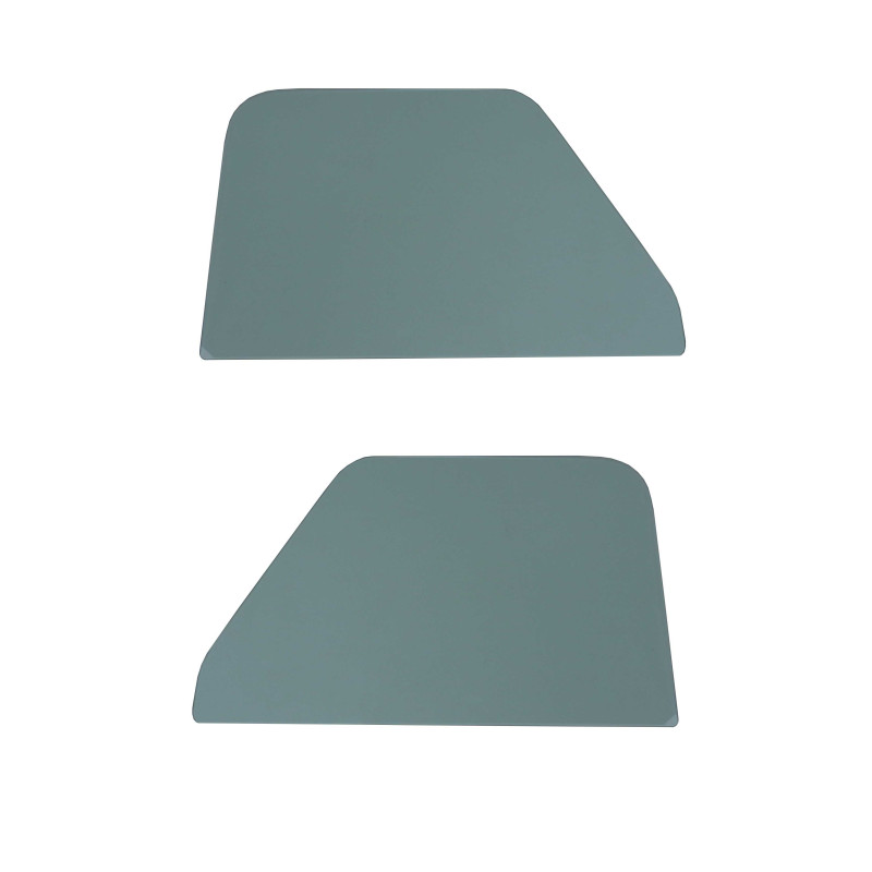 Vidro Porta Inteiriço F-100 F-600 1953 a 1955 e 1958 Verde - Par