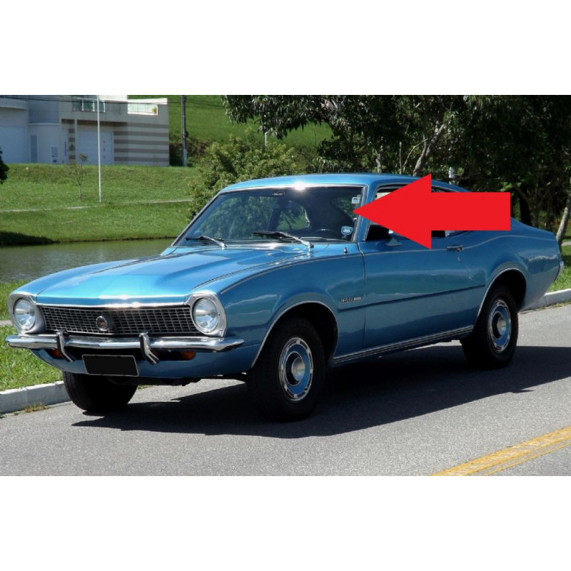 Parabrisa Dianteiro Maverick 1973 à 1979 Verde Laminado Novo