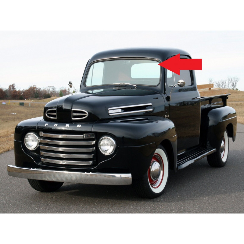 Vidro Parabrisa F-1 48 à 52 Verde Temperado Novo