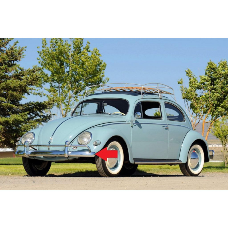 Parachoque Dianteiro Fusca 1960 à 1970 Wolff Collection Gold Novo