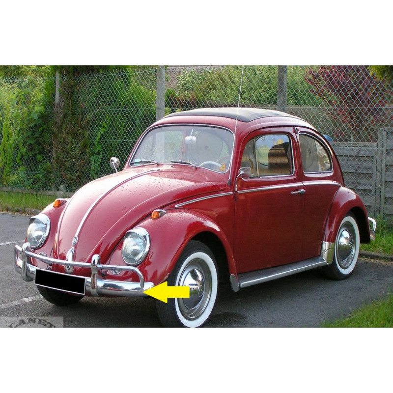 Parachoque Dianteiro e Traseiro Fusca até 1970 só Lâmina - Par