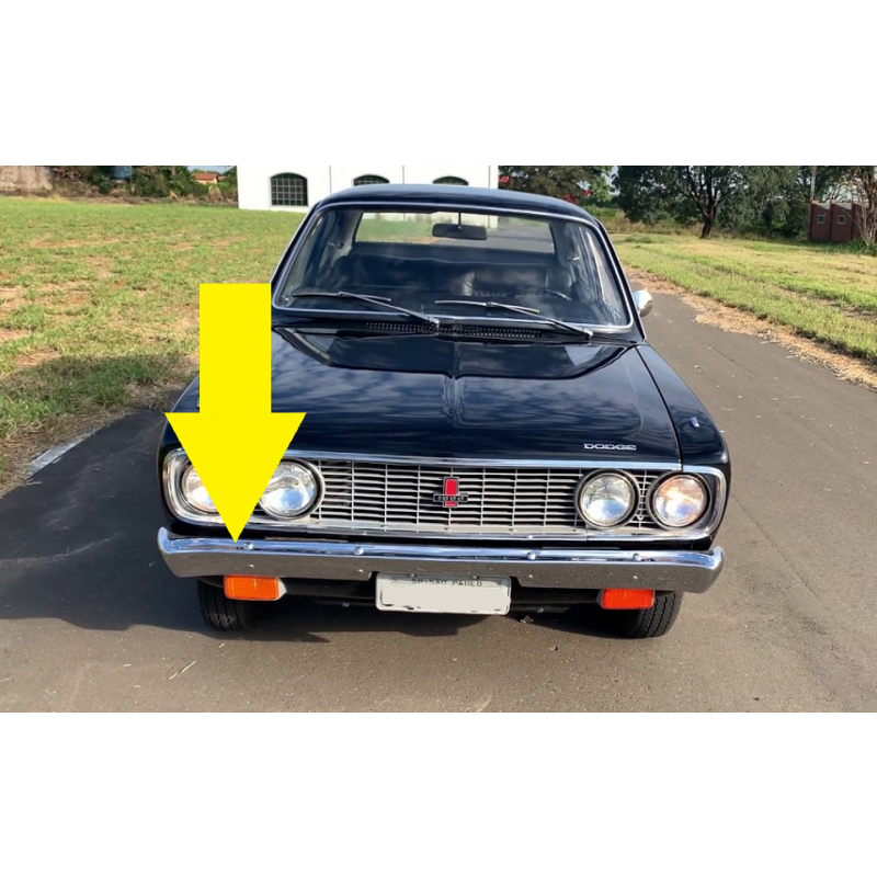 Parachoque Dianteiro Dodge 1800 e Polara até 77 Original Usado