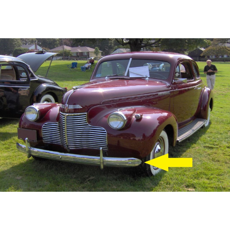 Parachoque Dianteiro Automóvel de Passeio Década de 1930 1940 Original Usado