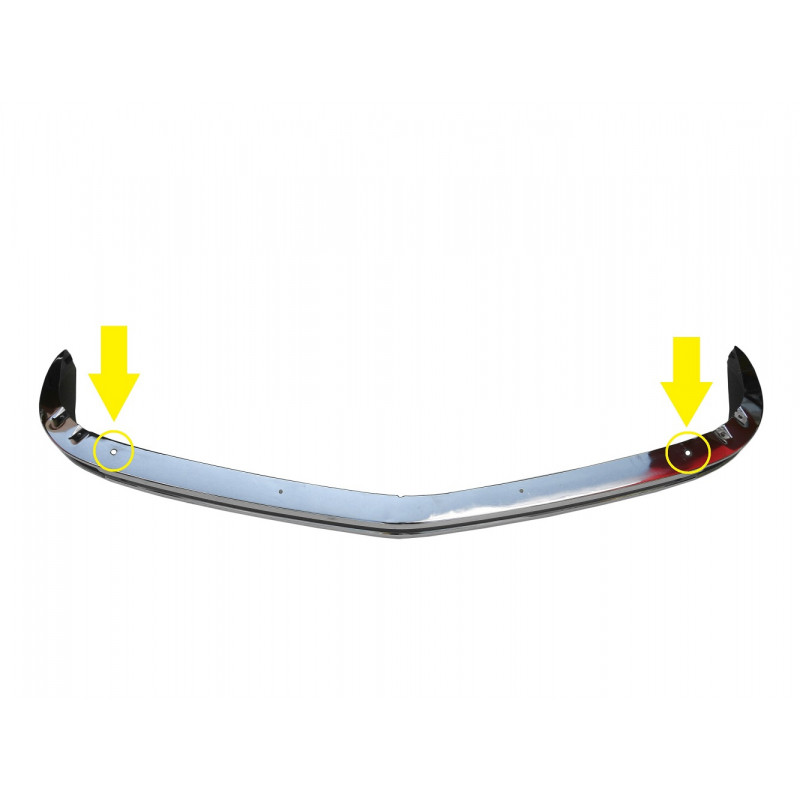 Parachoque Dianteiro Brasilia 1973 a 1977 Novo com Detalhe