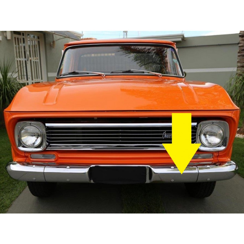 Parachoque Dianteiro C-10 Veraneio 64 à 88 Original Cromo Especial