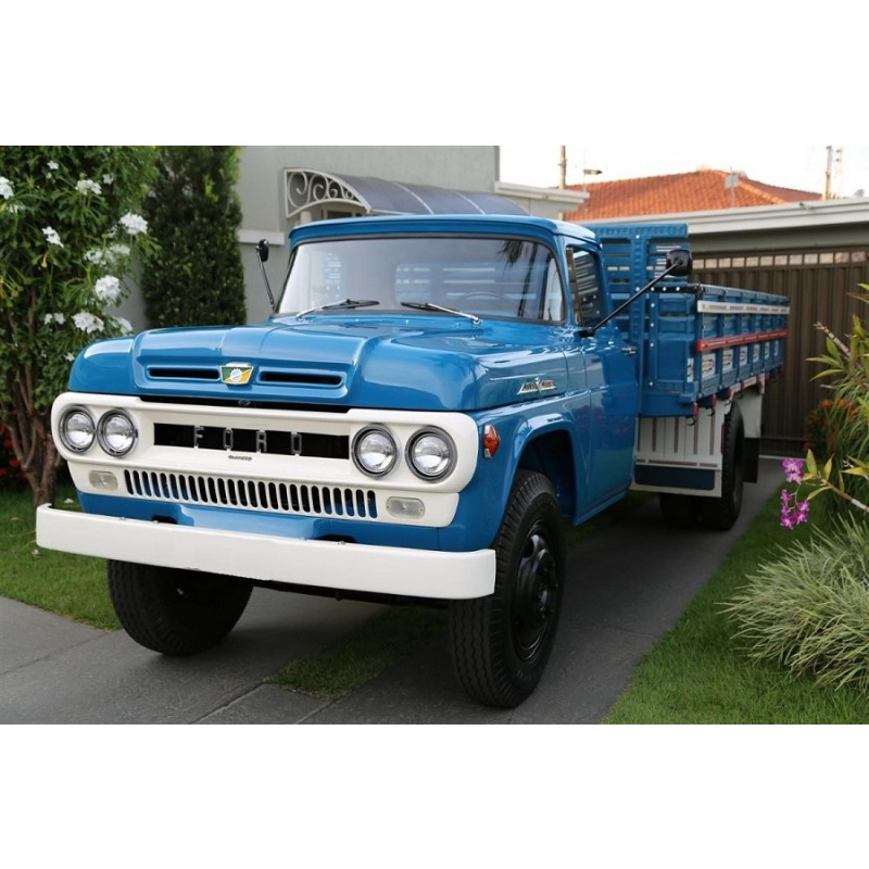 Parachoque Dianteiro Caminhão Ford F-350 F-600 1953 a 1971 Original Novo