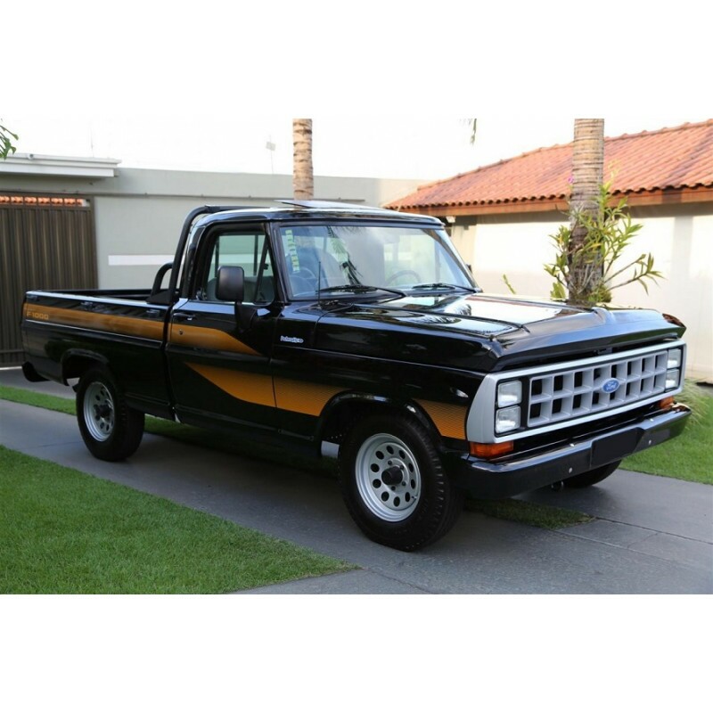 Parachoque Dianteiro F-100 F-1000 F-2000 F-4000 1972 a 1992 Reprodução Novo