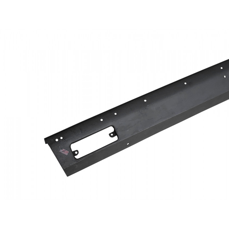 Parachoque Dianteiro Gol Saveiro BX 1980 a 1984 Cinza com Furo e com Detalhes