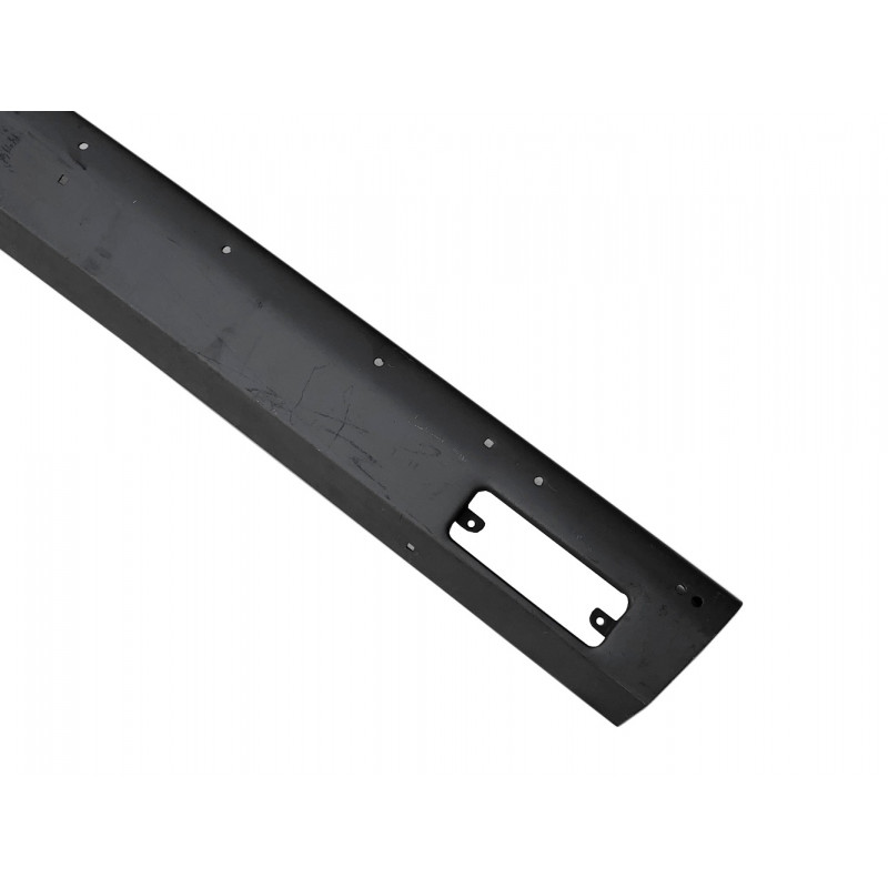 Parachoque Dianteiro Gol Saveiro BX 1980 a 1984 Cinza com Furo e com Detalhes