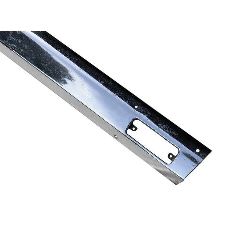 Parachoque Dianteiro Gol Saveiro Bx 1980 a 1984 Cromado Sem Furo com Detalhes